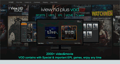 Desktop Screenshot of iptvsatellitetv.com